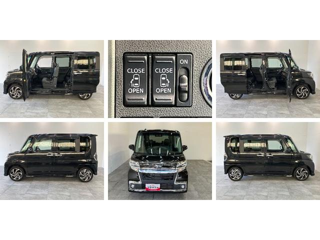 タントカスタムＲＳトップエディションＶＳ　ＳＡ３　ナビ　Ｐカメラ車検整備付　衝突被害軽減ブレーキ　フルセグナビ　Ｂｌｕｅｔｏｏｔｈ　ＤＶＤ再生　パノラマカメラ　ＥＴＣ　両側電動スライドドア　シートヒーター　ＬＥＤ　オートライト　スマートキー　オートエアコン（滋賀県）の中古車