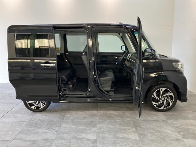 タントカスタムＲＳトップエディションＶＳ　ＳＡ３　ナビ　Ｐカメラ車検整備付　衝突被害軽減ブレーキ　フルセグナビ　Ｂｌｕｅｔｏｏｔｈ　ＤＶＤ再生　パノラマカメラ　ＥＴＣ　両側電動スライドドア　シートヒーター　ＬＥＤ　オートライト　スマートキー　オートエアコン（滋賀県）の中古車