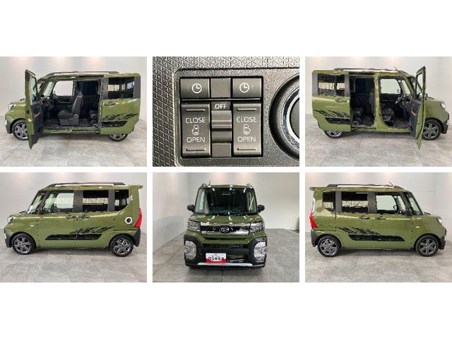 タントファンクロスターボ　ＩＤＬＥレス　フルセグナビ　バックカメラ衝突被害軽減ブレーキ　コーナーセンサー　フルセグナビ　Ｂｌｕｅｔｏｏｔｈ　ＤＶＤ再生　ＵＳＢ　バックカメラ　ドラレコ　両側電動スライドドア　前席シートヒーター　ＬＥＤ　オートライト　スマートキー（滋賀県）の中古車