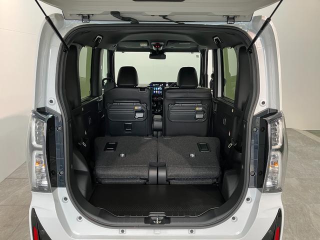 タントカスタムX 9型ディスプレイオーディオ 届出済未使用車衝突被害軽減ブレーキ コーナーセンサー 9型ディスプレイオーディオ フルセグ Bluetooth USB バックカメラ 両側電動スライドドア 前席シートヒーター LED スマートキー エコアイドル(滋賀県)の中古車