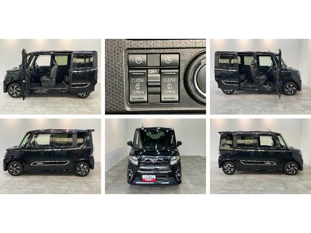タントカスタムＸスタイルセレクション　フルセグナビ　バックカメラ衝突被害軽減ブレーキ　コーナーセンサー　フルセグナビ　Ｂｌｕｅｔｏｏｔｈ　ＤＶＤ　ＵＳＢ　バックカメラ　前後ドラレコ　両側電動スライド　前席シートヒーター　ＬＥＤ　スマートキー　タイヤ４本新品交換済み（滋賀県）の中古車