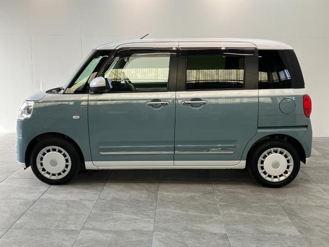 ムーヴキャンバスストライプスＧターボ　１０型フルセグナビ　ＬＥＤ　車検整備付衝突被害軽減ブレーキ　コーナーセンサー　１０型フルセグナビ　ＤＶＤ再生　Ｂｌｕｅｔｏｏｔｈ　ＵＳＢ　バックカメラ　前後ドラレコ　両側電動スライドドア　シートヒーター　レーダークルーズコントロール（滋賀県）の中古車