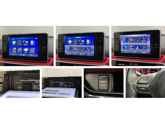 キャストスポーツＳＡ３　８型ナビ　バックカメラ　前後ドラレコ衝突被害軽減ブレーキ　フルセグナビ　バックカメラ　前後ドラレコ　ＤＶＤ再生　Ｂｌｕｅｔｏｏｔｈ　ＵＳＢ　ＥＴＣ　ＭＯＭＯ製ハンドル　パドルシフト　ＬＥＤ　前席シートヒーター　オートエアコン（滋賀県）の中古車