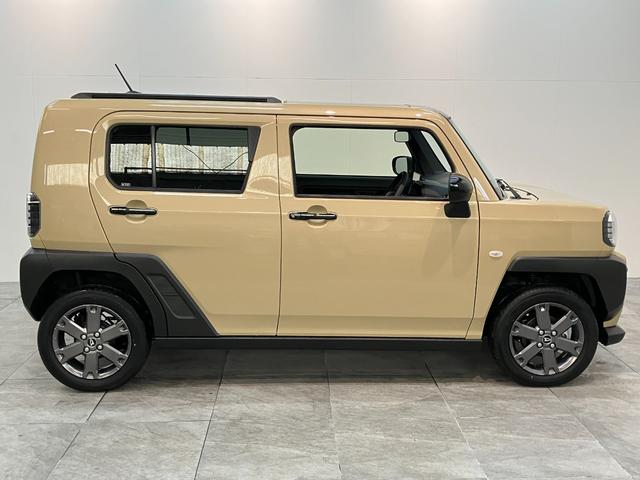 タフトＧダーククロムベンチャー　９インチＤ．Ａ　届出済未使用車衝突被害軽減ブレーキ　コーナーセンサー　９型ディスプレイオーディオ　フルセグ　バックカメラ　Ｂｌｕｅｔｏｏｔｈ　ＵＳＢ　前席シートヒーター　ＬＥＤ　オートライト　レーダークルーズコントロール（滋賀県）の中古車