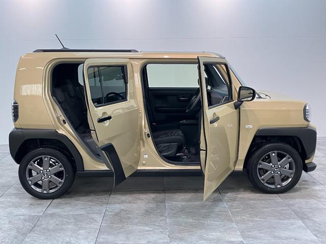 タフトＧダーククロムベンチャー　９インチＤ．Ａ　届出済未使用車衝突被害軽減ブレーキ　コーナーセンサー　９型ディスプレイオーディオ　フルセグ　バックカメラ　Ｂｌｕｅｔｏｏｔｈ　ＵＳＢ　前席シートヒーター　ＬＥＤ　オートライト　レーダークルーズコントロール（滋賀県）の中古車