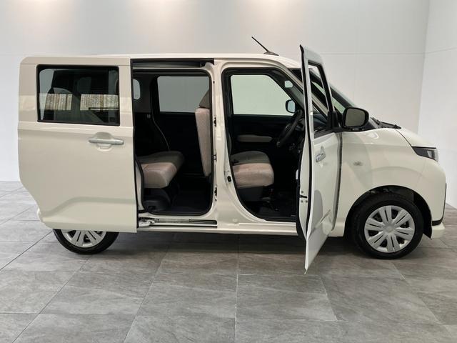 ムーヴＬ　両側スライドア　キーレス　ＬＥＤ　オートライト衝突被害軽減ブレーキ　コーナーセンサー　バックカメラ（ナビ装着時用）　両側スライドドア　ＬＥＤヘッドライト　オートライト　マニュアルエアコン　キーレスエントリー　電動格納式ミラー　エコアイドル（滋賀県）の中古車