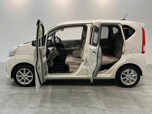 ムーヴＸターボ　ワンセグナビ　バックカメラ　スマートキーワンセグナビ　バックカメラ　ＵＳＢ　ＥＴＣ　オートライト　オートエアコン　スマートキー　電動格納式ミラー　ベンチシート　マニュアルレベリング　エコアイドル　ターボ（滋賀県）の中古車