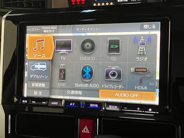 トールカスタムＧターボ　９型ナビ　パノラマカメラ　車検整備付衝突被害軽減ブレーキ　コーナーセンサー　９型フルセグナビ　Ｂｌｕｅｔｏｏｔｈ　ＵＳＢ　ＤＶＤ　パノラマカメラ　前後ドラレコ　両側電動スライド　ＬＥＤ　レーダークルーズコントロール　タイヤ４本新品交換済（滋賀県）の中古車