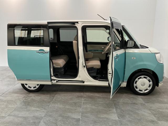 ムーヴキャンバスGメイクアップVS SA3 フルセグナビ パノラマカメラ衝突被害軽減ブレーキ フルセグナビ パノラマカメラ DVD再生 Bluetooth USB 前後ドラレコ ETC 両側電動スライドドア LEDヘッドライト シートヒーター オートエアコン エコアイドル(滋賀県)の中古車