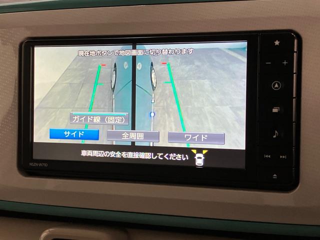 ムーヴキャンバスGメイクアップVS SA3 フルセグナビ パノラマカメラ衝突被害軽減ブレーキ フルセグナビ パノラマカメラ DVD再生 Bluetooth USB 前後ドラレコ ETC 両側電動スライドドア LEDヘッドライト シートヒーター オートエアコン エコアイドル(滋賀県)の中古車