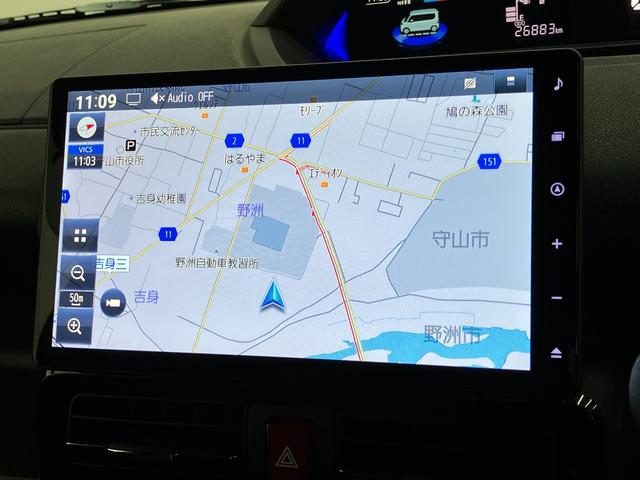 タントカスタムＸ　１０型ナビ　バックカメラ　　ドラレコ　車検整備付衝突被害軽減ブレーキ　コーナーセンサー　フルセグナビ　バックカメラ　ＤＶＤ再生　Ｂｌｕｅｔｏｏｔｈ　ＵＳＢ　前後ドラレコ　両側電動スライドドア　ＬＥＤ　オートライト　オートエアコン　前席シートヒーター（滋賀県）の中古車