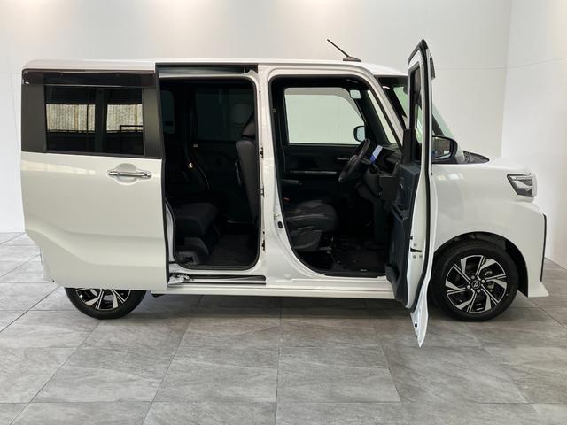 タントカスタムＸ　１０型ナビ　バックカメラ　　ドラレコ　車検整備付衝突被害軽減ブレーキ　コーナーセンサー　フルセグナビ　バックカメラ　ＤＶＤ再生　Ｂｌｕｅｔｏｏｔｈ　ＵＳＢ　前後ドラレコ　両側電動スライドドア　ＬＥＤ　オートライト　オートエアコン　前席シートヒーター（滋賀県）の中古車