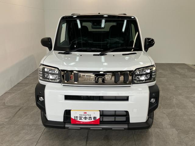 タフトＧダーククロムベンチャー　９型Ｄ．Ａ　届出済未使用車衝突被害軽減ブレーキ　コーナーセンサー　９型ディスプレイオーディオ　フルセグ　バックカメラ　Ｂｌｕｅｔｏｏｔｈ　ＵＳＢ　前席シートヒーター　ＬＥＤ　オートライト　クルーズコントロール　オートエアコン（滋賀県）の中古車