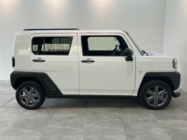 タフトＧダーククロムベンチャー　９型Ｄ．Ａ　届出済未使用車衝突被害軽減ブレーキ　コーナーセンサー　９型ディスプレイオーディオ　フルセグ　バックカメラ　Ｂｌｕｅｔｏｏｔｈ　ＵＳＢ　前席シートヒーター　ＬＥＤ　オートライト　クルーズコントロール　オートエアコン（滋賀県）の中古車