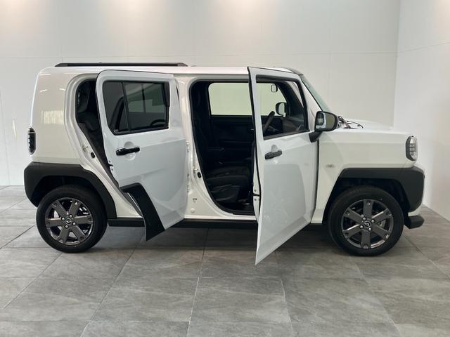 タフトＧダーククロムベンチャー　９型Ｄ．Ａ　届出済未使用車衝突被害軽減ブレーキ　コーナーセンサー　９型ディスプレイオーディオ　フルセグ　バックカメラ　Ｂｌｕｅｔｏｏｔｈ　ＵＳＢ　前席シートヒーター　ＬＥＤ　オートライト　クルーズコントロール　オートエアコン（滋賀県）の中古車