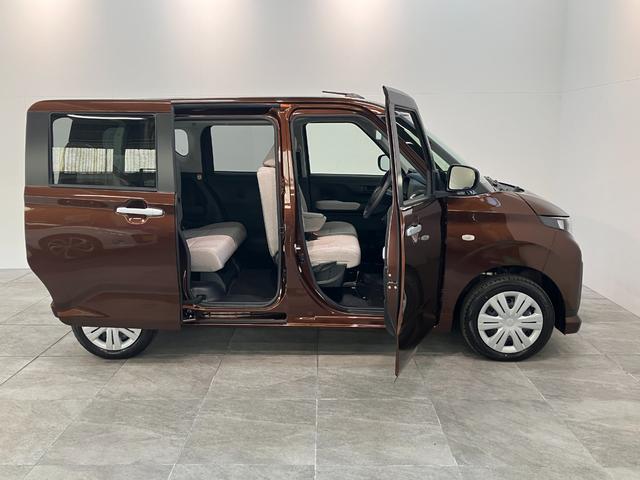 ムーヴＸ　左側電動スライドドア　スマートキー　届出済未使用車衝突被害軽減ブレーキ　コーナーセンサー　バックカメラ（ナビ装着時用）　左側電動スライドドア　ＬＥＤヘッドライト　オートライト　オートエアコン　電動格納式ミラー　スマートキー　エコアイドル（滋賀県）の中古車