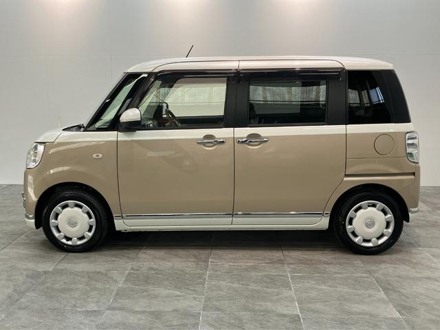 ムーヴキャンバスＧメイクアップＶＳ　ＳＡ３　フルセグナビ　Ｐカメラ　ドラレコ衝突被害軽減ブレーキ　フルセグナビ　パノラマカメラ　ＤＶＤ　Ｂｌｕｅｔｏｏｔｈ　ＵＳＢ　前後ドラレコ　ＥＴＣ　両側電動スライドドア　ＬＥＤ　オートライト　オートエアコン　タイヤ４本新品交換済み（滋賀県）の中古車