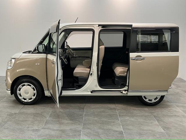 ムーヴキャンバスＧメイクアップＶＳ　ＳＡ３　フルセグナビ　Ｐカメラ　ドラレコ衝突被害軽減ブレーキ　フルセグナビ　パノラマカメラ　ＤＶＤ　Ｂｌｕｅｔｏｏｔｈ　ＵＳＢ　前後ドラレコ　ＥＴＣ　両側電動スライドドア　ＬＥＤ　オートライト　オートエアコン　タイヤ４本新品交換済み（滋賀県）の中古車