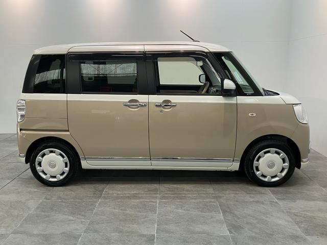 ムーヴキャンバスＧメイクアップＶＳ　ＳＡ３　フルセグナビ　Ｐカメラ　ドラレコ衝突被害軽減ブレーキ　フルセグナビ　パノラマカメラ　ＤＶＤ　Ｂｌｕｅｔｏｏｔｈ　ＵＳＢ　前後ドラレコ　ＥＴＣ　両側電動スライドドア　ＬＥＤ　オートライト　オートエアコン　タイヤ４本新品交換済み（滋賀県）の中古車