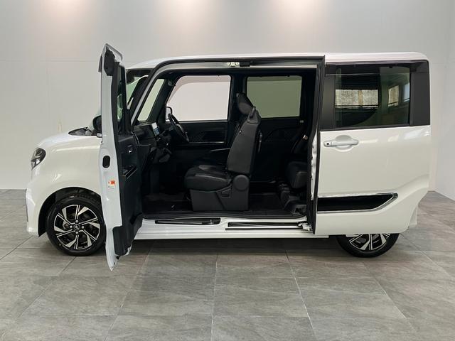 タントカスタムXスタイルセレクション 9型ナビ Pカメラ ドラレコ衝突被害軽減ブレーキ コーナーセンサー 9型フルセグナビ Bluetooth DVD USB パノラマカメラ 前後ドラレコ 両側電動スライドドア 前席シートヒーター LED オートライト スマートキー(滋賀県)の中古車