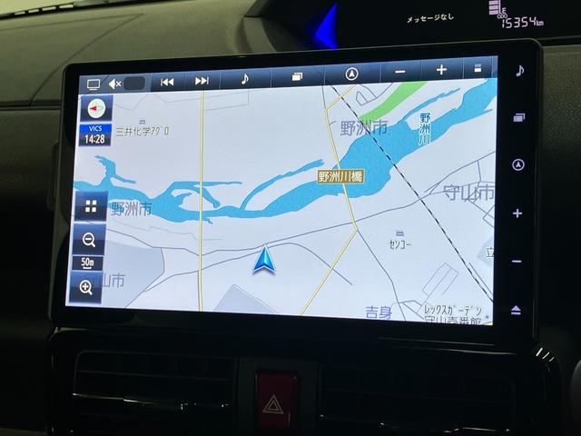 タントカスタムＲＳ　１０型ナビ　前後ドラレコ　パノラマカメラ衝突被害軽減ブレーキ　コーナーセンサー　１０型フルセグナビ　Ｂｌｕｅｔｏｏｔｈ　ＤＶＤ再生　ＵＳＢ　パノラマカメラ　前後ドラレコ　両側電動スライドドア　前席シートヒーター　ＬＥＤ　クルーズコントロール（滋賀県）の中古車