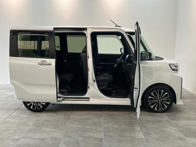 タントカスタムＲＳ　１０型ナビ　前後ドラレコ　パノラマカメラ衝突被害軽減ブレーキ　コーナーセンサー　１０型フルセグナビ　Ｂｌｕｅｔｏｏｔｈ　ＤＶＤ再生　ＵＳＢ　パノラマカメラ　前後ドラレコ　両側電動スライドドア　前席シートヒーター　ＬＥＤ　クルーズコントロール（滋賀県）の中古車