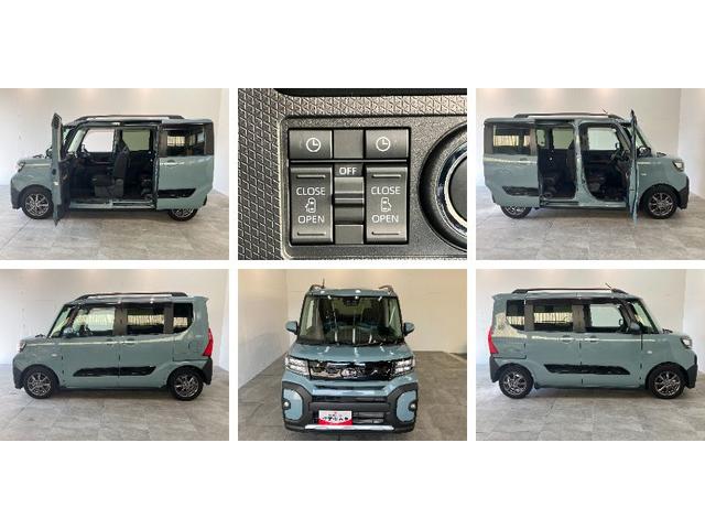 タントファンクロス　フルセグナビ　バックカメラ　前後ドラレコ衝突被害軽減ブレーキ　コーナーセンサー　フルセグナビ　Ｂｌｕｅｔｏｏｔｈ　ＤＶＤ再生　ＵＳＢ　バックカメラ　前後ドラレコ　両側電動スライドドア　前席シートヒーター　ＬＥＤ　オートライト　スマートキー（滋賀県）の中古車