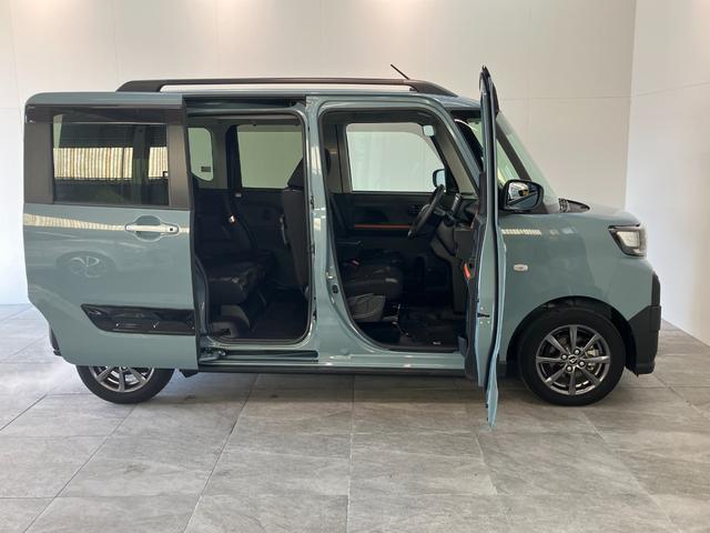 タントファンクロス　フルセグナビ　バックカメラ　前後ドラレコ衝突被害軽減ブレーキ　コーナーセンサー　フルセグナビ　Ｂｌｕｅｔｏｏｔｈ　ＤＶＤ再生　ＵＳＢ　バックカメラ　前後ドラレコ　両側電動スライドドア　前席シートヒーター　ＬＥＤ　オートライト　スマートキー（滋賀県）の中古車