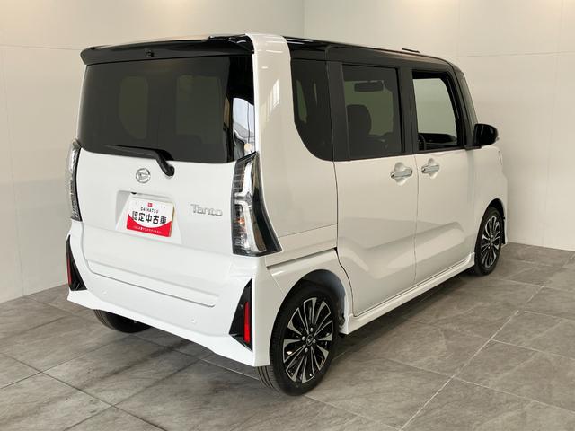 タントカスタムＲＳ　１０型ナビ　前後ドラレコ　届出済未使用車衝突被害軽減ブレーキ　コーナーセンサー　１０型フルセグナビ　Ｂｌｕｅｔｏｏｔｈ　ＤＶＤ再生　ＵＳＢ　バックカメラ　前後ドラレコ　両側電動スライドドア　前席シートヒーター　ＬＥＤ　スマートキー（滋賀県）の中古車