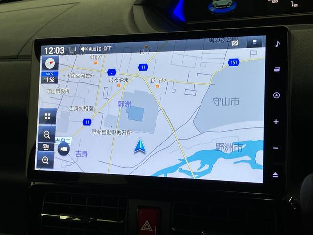 タントカスタムＲＳ　１０型ナビ　前後ドラレコ　届出済未使用車衝突被害軽減ブレーキ　コーナーセンサー　１０型フルセグナビ　Ｂｌｕｅｔｏｏｔｈ　ＤＶＤ再生　ＵＳＢ　バックカメラ　前後ドラレコ　両側電動スライドドア　前席シートヒーター　ＬＥＤ　スマートキー（滋賀県）の中古車