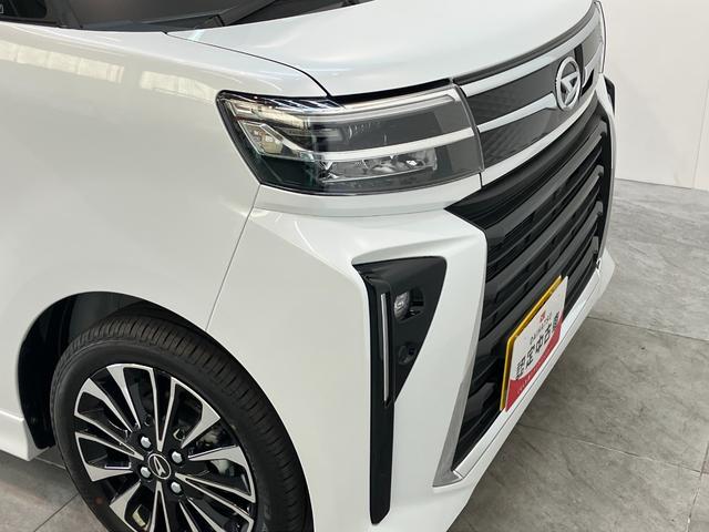 タントカスタムＲＳ　１０型ナビ　前後ドラレコ　届出済未使用車衝突被害軽減ブレーキ　コーナーセンサー　１０型フルセグナビ　Ｂｌｕｅｔｏｏｔｈ　ＤＶＤ再生　ＵＳＢ　バックカメラ　前後ドラレコ　両側電動スライドドア　前席シートヒーター　ＬＥＤ　スマートキー（滋賀県）の中古車