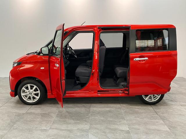 ムーヴＧ　左側電動スライドドア　コーナーセンサー　届出済未使用車衝突被害軽減ブレーキ　コーナーセンサー　バックカメラ（ナビ装着時用）　左側電動スライドドア　ＬＥＤヘッドライト　オートライト　オートエアコン　電動パーキングブレーキ　スマートキー　エコアイドル（滋賀県）の中古車