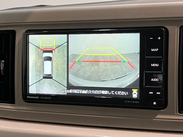 ミラトコットG SA3 フルセグナビ パノラマカメラ LED 車検整備付衝突被害軽減ブレーキ コーナーセンサー フルセグナビ パノラマカメラ DVD再生 Bluetooth USB 前席シートヒーター LED オートライト オートエアコン スマートキー 電動格納式ミラー(滋賀県)の中古車