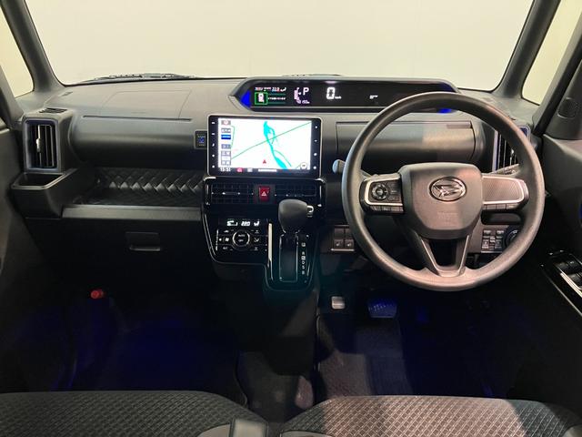 タントカスタムＸ　９型フルセグナビ　バックカメラ　前後ドラレコ衝突被害軽減ブレーキ　コーナーセンサー　９型フルセグナビ　Ｂｌｕｅｔｏｏｔｈ　ＤＶＤ　ＵＳＢ　バックカメラ　前後ドラレコ　両側電動スライドドア　前席シートヒーター　ＬＥＤ　オートライト　スマートキー（滋賀県）の中古車