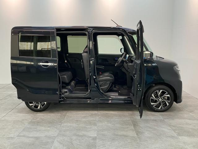 タントカスタムＸ　９型フルセグナビ　バックカメラ　前後ドラレコ衝突被害軽減ブレーキ　コーナーセンサー　９型フルセグナビ　Ｂｌｕｅｔｏｏｔｈ　ＤＶＤ　ＵＳＢ　バックカメラ　前後ドラレコ　両側電動スライドドア　前席シートヒーター　ＬＥＤ　オートライト　スマートキー（滋賀県）の中古車