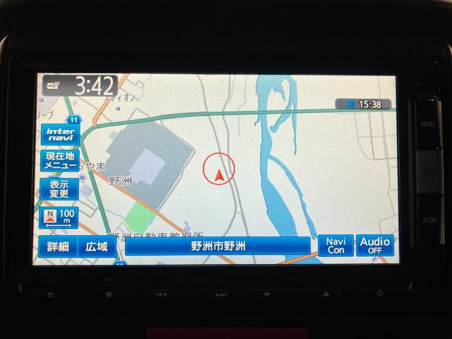 Ｎ−ＢＯＸカスタムＧ・Ｌパッケージ　フルセグナビ　バックカメラ　車検整備付フルセグナビ　バックカメラ　ＤＶＤ再生　Ｂｌｕｅｔｏｏｔｈ　ＨＩＤヘッドライト　オートエアコン　スマートキー　電動格納式ミラー　左側電動スライドドア　エコアイドル（滋賀県）の中古車