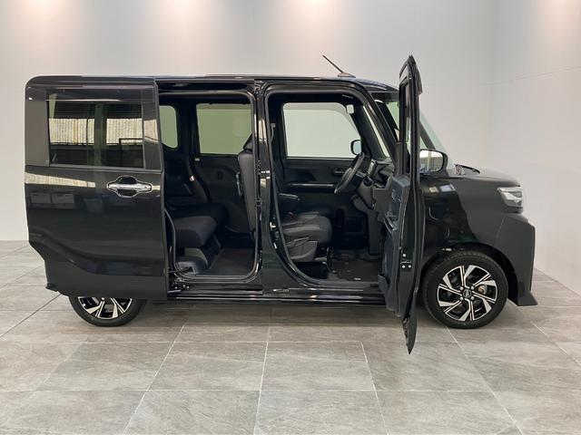 タントカスタムX フルセグナビ バックカメラ ドラレコ 車検整備付衝突被害軽減ブレーキ コーナーセンサー フルセグナビ Bluetooth DVD再生 USB バックカメラ 前後ドラレコ 両側電動スライドドア 前席シートヒーター LED オートライト スマートキー(滋賀県)の中古車