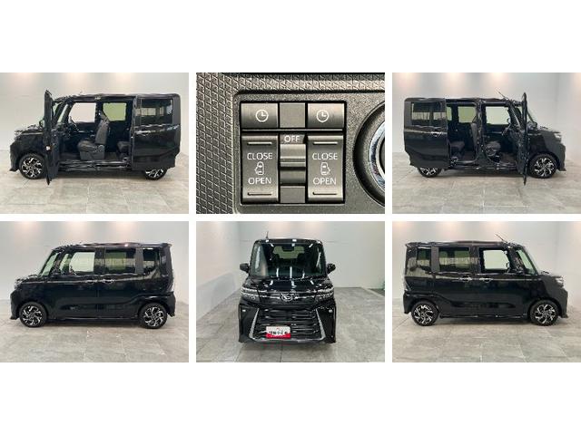 タントカスタムX 両側電動スライドドア 前席シートヒーター衝突被害軽減ブレーキ コーナーセンサー バックカメラ(ナビ装着時用) 両側電動スライドドア 前席シートヒーター 電動パーキングブレーキ LED オートライト オートエアコン スマートキー エコアイドル(滋賀県)の中古車