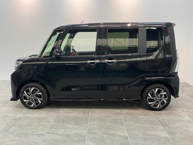 タントカスタムX 両側電動スライドドア 前席シートヒーター衝突被害軽減ブレーキ コーナーセンサー バックカメラ(ナビ装着時用) 両側電動スライドドア 前席シートヒーター 電動パーキングブレーキ LED オートライト オートエアコン スマートキー エコアイドル(滋賀県)の中古車