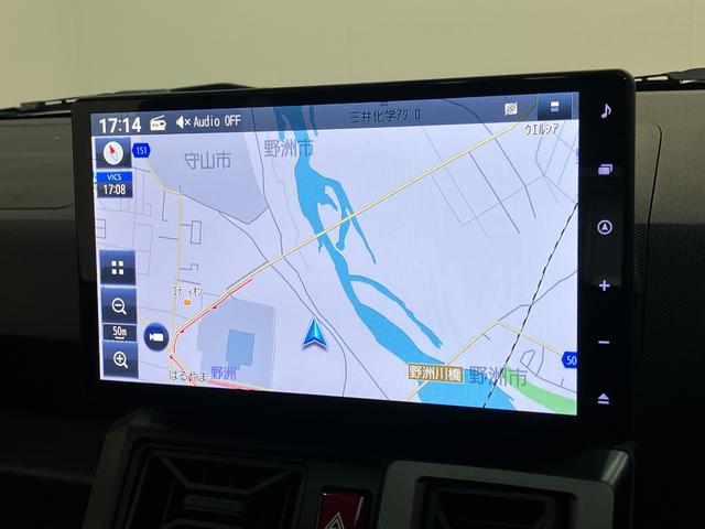 タフトＧダーククロムベンチャー　１０型フルセグナビ　届出済未使用車衝突被害軽減ブレーキ　コーナーセンサー　１０型フルセグナビ　バックカメラ　ＤＶＤ　Ｂｌｕｅｔｏｏｔｈ　ＵＳＢ　前後ドラレコ　前席シートヒーター　レーダークルーズコントロール　ＬＥＤ　オートエアコン（滋賀県）の中古車