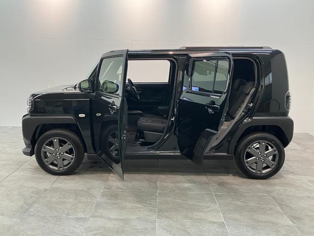 タフトＧダーククロムベンチャー　１０型フルセグナビ　届出済未使用車衝突被害軽減ブレーキ　コーナーセンサー　１０型フルセグナビ　バックカメラ　ＤＶＤ　Ｂｌｕｅｔｏｏｔｈ　ＵＳＢ　前後ドラレコ　前席シートヒーター　レーダークルーズコントロール　ＬＥＤ　オートエアコン（滋賀県）の中古車