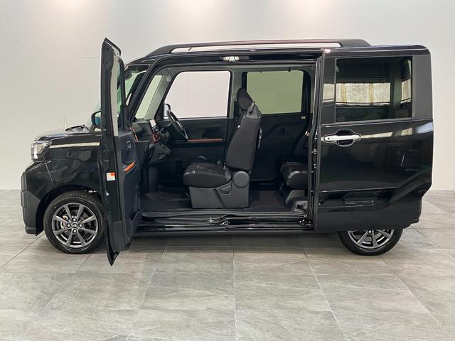 タントファンクロス 9型ディスプレイオーディオ 届出済未使用車衝突被害軽減ブレーキ コーナーセンサー 9型ディスプレイオーディオ フルセグ Bluetooth USB バックカメラ 両側電動スライドドア 前席シートヒーター LED スマートキー エコアイドル(滋賀県)の中古車