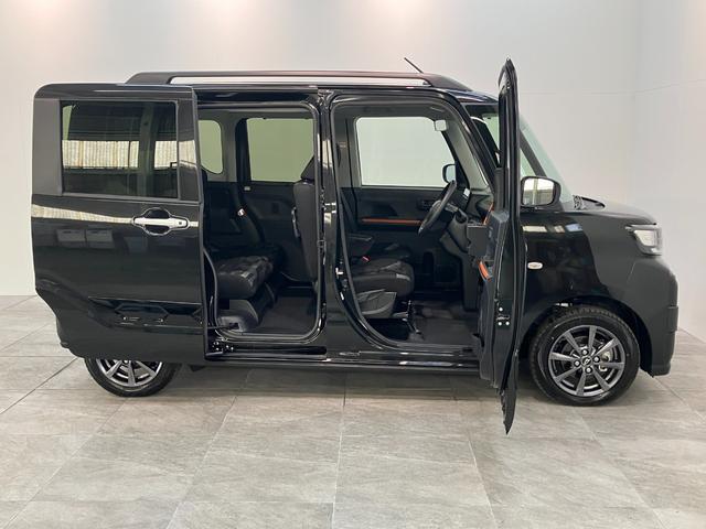 タントファンクロス 9型ディスプレイオーディオ 届出済未使用車衝突被害軽減ブレーキ コーナーセンサー 9型ディスプレイオーディオ フルセグ Bluetooth USB バックカメラ 両側電動スライドドア 前席シートヒーター LED スマートキー エコアイドル(滋賀県)の中古車