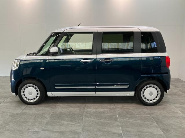 ムーヴキャンバスストライプスＧ　１０型ナビ　前後ドラレコ　届出済未使用車衝突被害軽減ブレーキ　１０型フルセグナビ　バックカメラ　ＤＶＤ再生　Ｂｌｕｅｔｏｏｔｈ　ＵＳＢ　前後ドラレコ　両側電動スライドドア　ＬＥＤヘッドライト　オートライト　前席シートヒーター　エコアイドル（滋賀県）の中古車