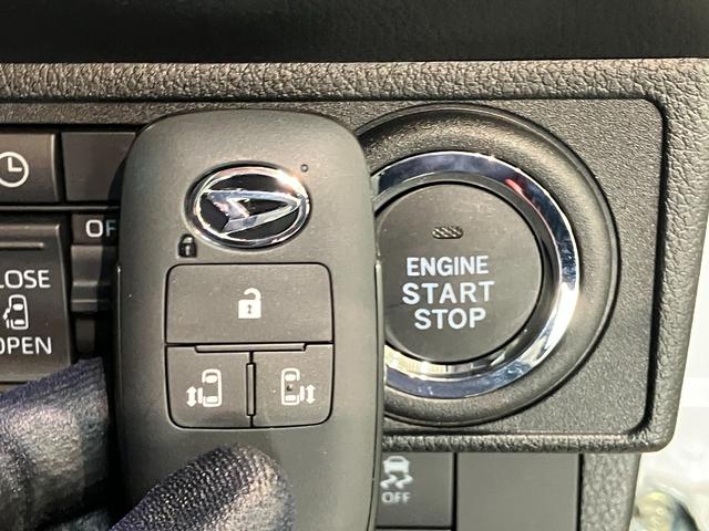 ムーヴキャンバスストライプスＧ　１０型ナビ　前後ドラレコ　届出済未使用車衝突被害軽減ブレーキ　１０型フルセグナビ　バックカメラ　ＤＶＤ再生　Ｂｌｕｅｔｏｏｔｈ　ＵＳＢ　前後ドラレコ　両側電動スライドドア　ＬＥＤヘッドライト　オートライト　前席シートヒーター　エコアイドル（滋賀県）の中古車