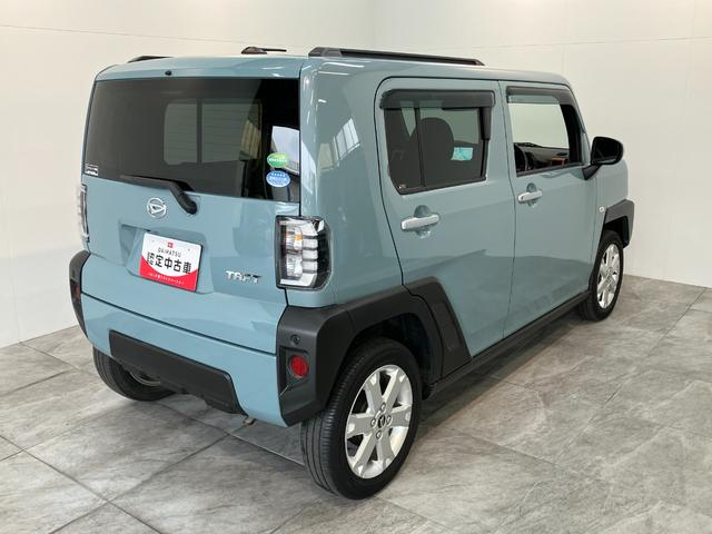 タフトＧ　フルセグナビ　バックカメラ　前後ドラレコ　車検整備付衝突被害軽減ブレーキ　コーナーセンサー　フルセグナビ　バックカメラ　ＤＶＤ再生　Ｂｌｕｅｔｏｏｔｈ　ＵＳＢ　前後ドラレコ　シートヒーター　電動パーキングブレーキ　ＬＥＤ　オートライト　オートエアコン（滋賀県）の中古車