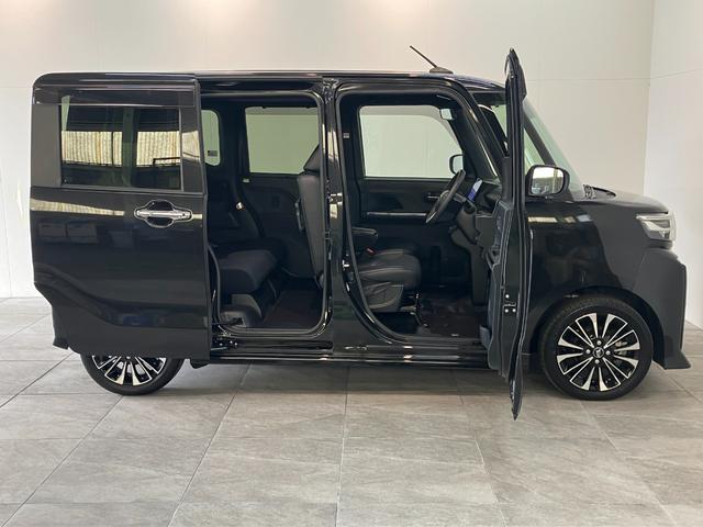 タントカスタムＲＳ　１０型ナビ　前後ドラレコ　バックカメラ衝突被害軽減ブレーキ　コーナーセンサー　フルセグナビ　Ｂｌｕｅｔｏｏｔｈ　ＤＶＤ再生　ＵＳＢ　バックカメラ　前後ドラレコ　両側電動スライドドア　前席シートヒーター　ＬＥＤ　オートライト　スマートキー（滋賀県）の中古車