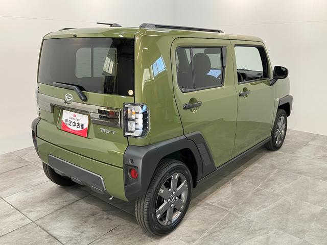 タフトＧダーククロムベンチャー　１０型フルセグナビ　届出済未使用車衝突被害軽減ブレーキ　コーナーセンサー　１０インチフルセグナビ　バックカメラ　ＤＶＤ再生　Ｂｌｕｅｔｏｏｔｈ　ＵＳＢ　前後ドラレコ　前席シートヒーター　ＬＥＤ　オートライト　クルーズコントロール（滋賀県）の中古車