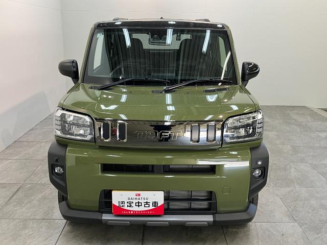 タフトＧダーククロムベンチャー　１０型フルセグナビ　届出済未使用車衝突被害軽減ブレーキ　コーナーセンサー　１０インチフルセグナビ　バックカメラ　ＤＶＤ再生　Ｂｌｕｅｔｏｏｔｈ　ＵＳＢ　前後ドラレコ　前席シートヒーター　ＬＥＤ　オートライト　クルーズコントロール（滋賀県）の中古車