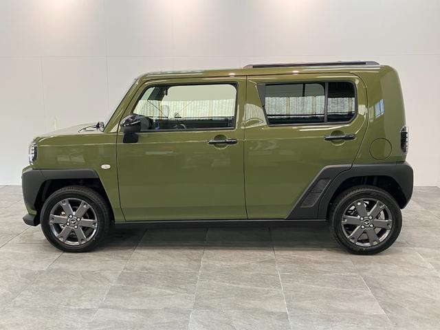 タフトＧダーククロムベンチャー　１０型フルセグナビ　届出済未使用車衝突被害軽減ブレーキ　コーナーセンサー　１０インチフルセグナビ　バックカメラ　ＤＶＤ再生　Ｂｌｕｅｔｏｏｔｈ　ＵＳＢ　前後ドラレコ　前席シートヒーター　ＬＥＤ　オートライト　クルーズコントロール（滋賀県）の中古車